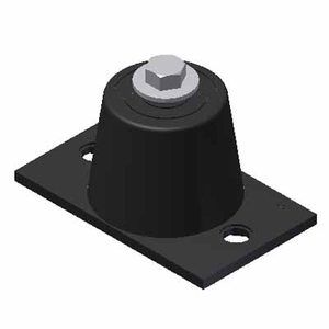 ID MAT-ID GROUP Dalle anti-vibration noire 600x600x10mm